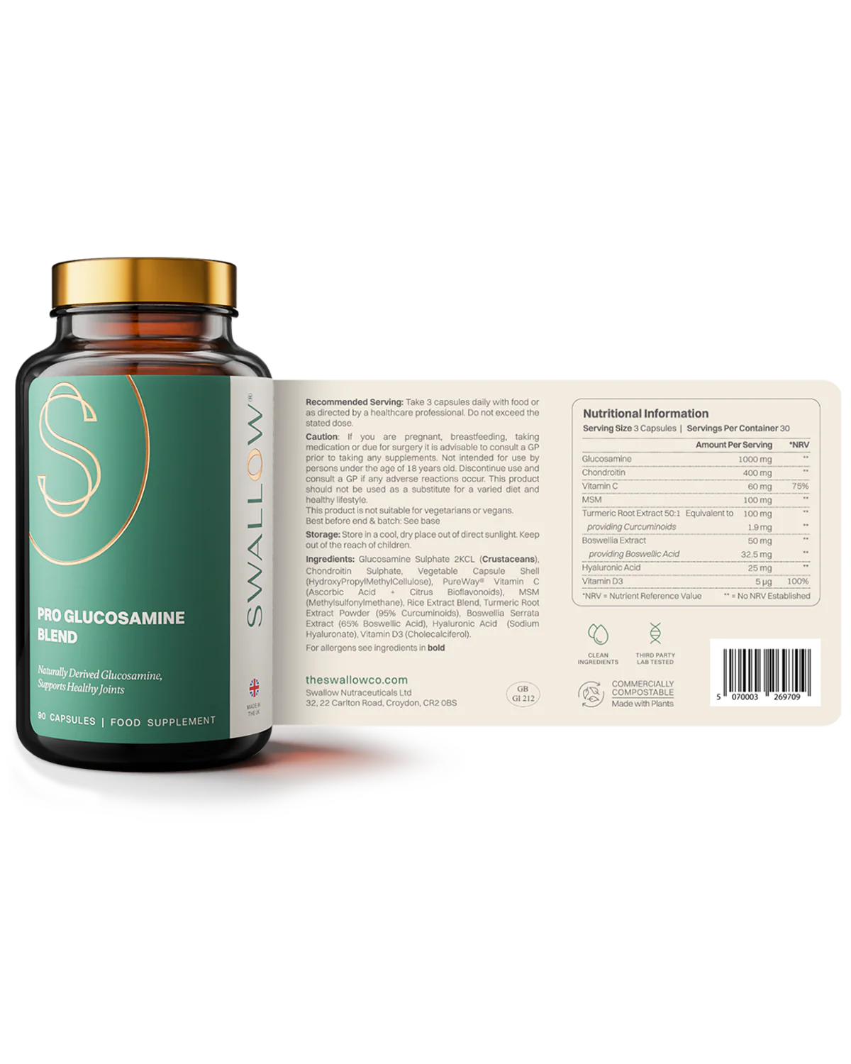 Glucosamine, Chondroitin & MSM for Joints - Image 3